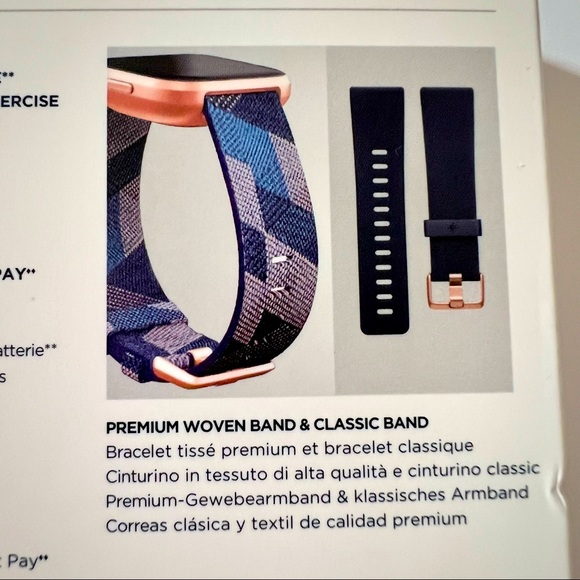Fitbit Versa 2 Special Edition Smart Watch Extra Band Included Brand New !! - Picture 4 of 6